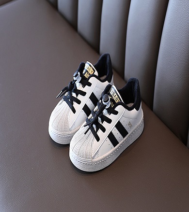 Black and White Stripe Sneakers - girlandboyclothiers.com